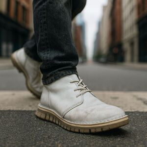 Cole Haan Zerogrand Chukka Boots Mens 9 Vapor Gray Leather Lace Up Lightweight